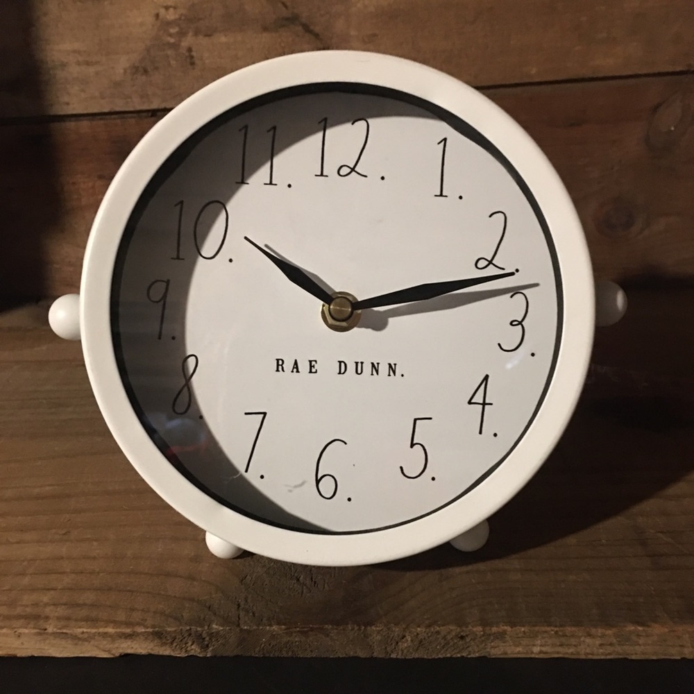Rae Dunn Round Clock